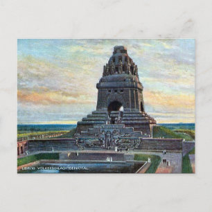 Oud Briefkaart - Völkerschlachtdenkmal, Leipzig