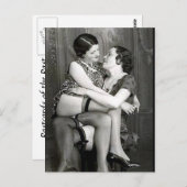 Oud Briefkaart - vrienden (Voorkant / Achterkant)