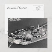 Oud Briefkaart - Vrijheidsbeeld - Luchtruim Uitzic (Voorkant / Achterkant)