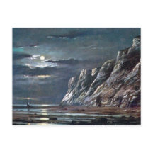 Oud Briefkaart - vuurtoren van de Beachy Head, Sus