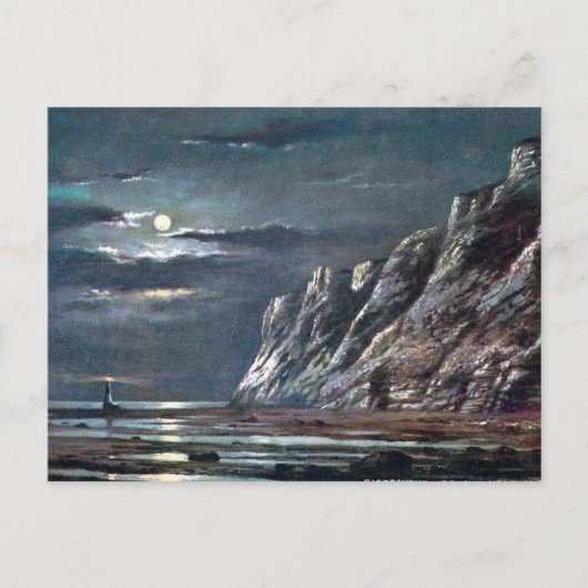 Oud Briefkaart - vuurtoren van de Beachy Head, Sus (Voorkant)
