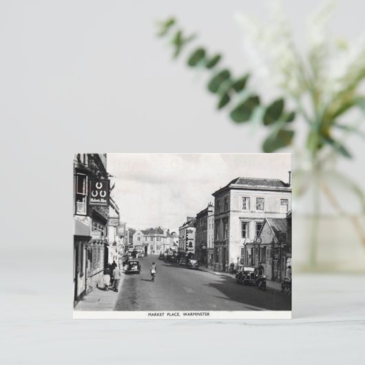 Oud Briefkaart - Warminster, Wiltshire (Staand voorkant)