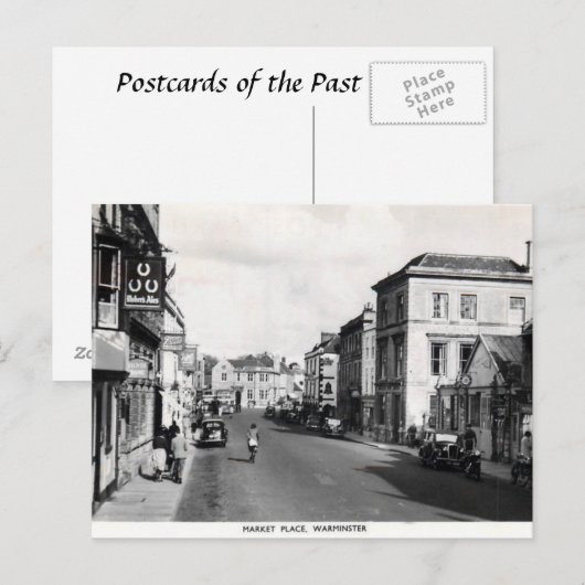 Oud Briefkaart - Warminster, Wiltshire (Voorkant / Achterkant)