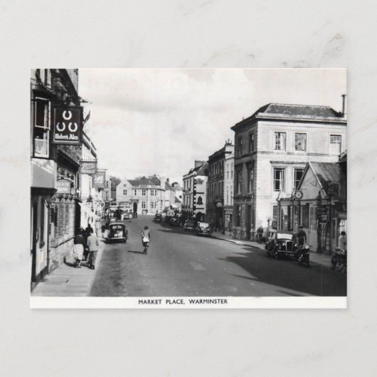 Oud Briefkaart - Warminster, Wiltshire (Voorkant)