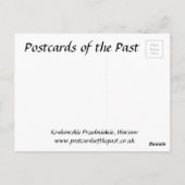 Oud Briefkaart - Warschau, Polen (Achterkant)