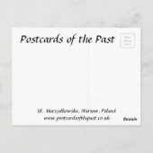 Oud Briefkaart - Warschau, Polen (Achterkant)