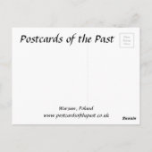 Oud Briefkaart - Warschau, Polen (Achterkant)