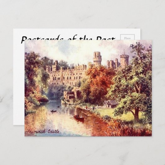Oud Briefkaart - Warwick, Engeland (Voorkant / Achterkant)