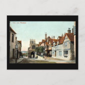 Oud Briefkaart, Warwick, West Gate in 1905 Briefkaart (Voorkant)
