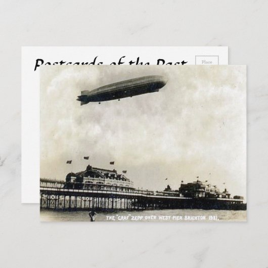 Oud Briefkaart - West Pier, Brighton (Voorkant / Achterkant)