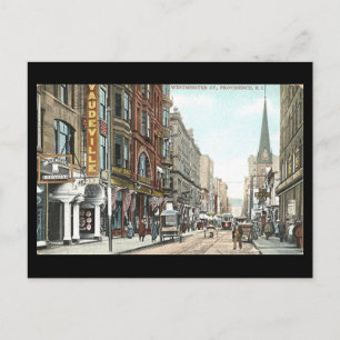 Oud Briefkaart - Westminster St, Providence RI