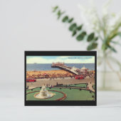 Oud Briefkaart, Weston-super-Mare, Grand Pier Briefkaart (Staand voorkant)