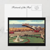 Oud Briefkaart, Weston-super-Mare, Grand Pier Briefkaart (Voorkant / Achterkant)