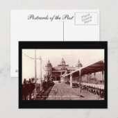 Oud Briefkaart, Weston-super-Mare, Grand Pier Briefkaart (Voorkant / Achterkant)
