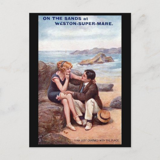 Oud Briefkaart - Weston-super-Mare, Somerset (Voorkant)