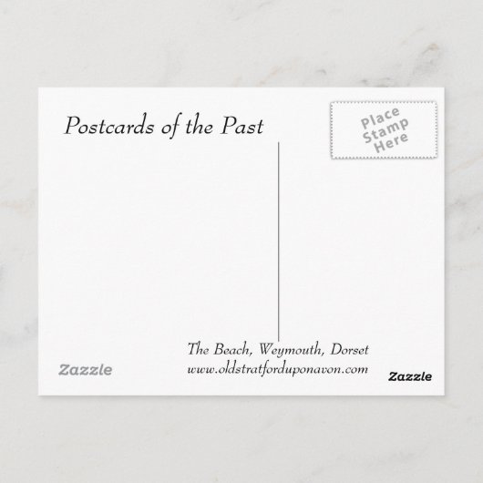 Oud Briefkaart - Weymouth, Dorset (Achterkant)