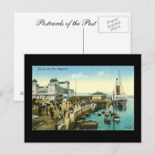 Oud Briefkaart, Weymouth, Dorset, in 1908 Briefkaart (Voorkant / Achterkant)