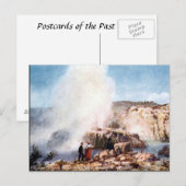 Oud Briefkaart - Whakarewarewa, Rotorua, Nieuw-Zee (Voorkant / Achterkant)