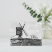 Oud Briefkaart - Windmolen, bril, eenden (Staand voorkant)