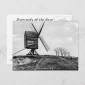 Oud Briefkaart - Windmolen, bril, eenden (Voorkant / Achterkant)