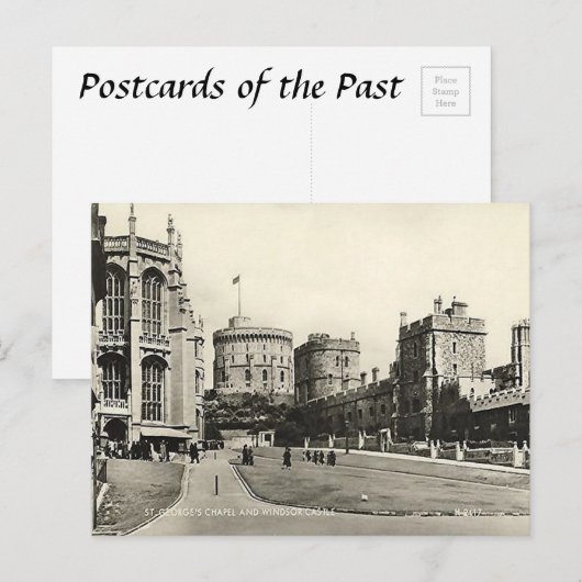 Oud Briefkaart - Windsor Castle (Voorkant / Achterkant)