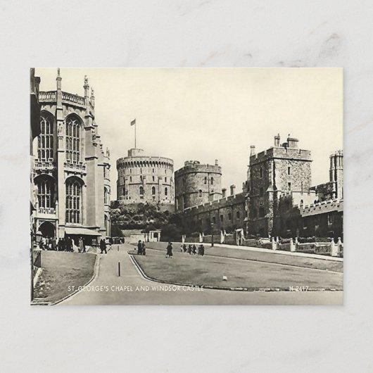 Oud Briefkaart - Windsor Castle (Voorkant)