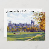 Oud Briefkaart - Windsor Castle, North Front (Voorkant / Achterkant)