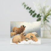 Oud Briefkaart - Winter (Staand voorkant)