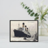 Oud Briefkaart - Witte Star Line "Majestic" (Staand voorkant)