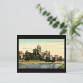 Oud Briefkaart - Worcester Cathedraal (Staand voorkant)