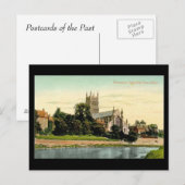 Oud Briefkaart - Worcester Cathedraal (Voorkant / Achterkant)