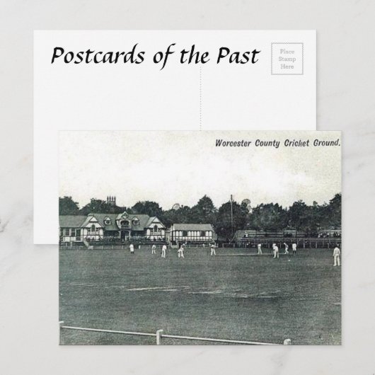 Oud Briefkaart - Worcester Cricket Ground (Voorkant / Achterkant)