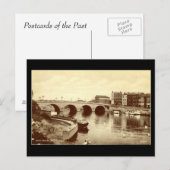 Oud Briefkaart - Worcester, nieuwe brug (Voorkant / Achterkant)