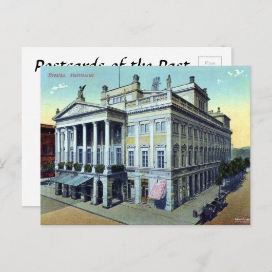 Oud Briefkaart - Wroclaw, Polen (Voorkant / Achterkant)