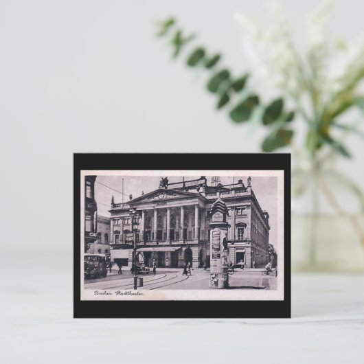 Oud Briefkaart - Wroclaw, Polen (Staand voorkant)