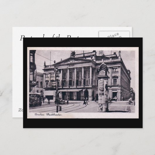 Oud Briefkaart - Wroclaw, Polen (Voorkant / Achterkant)