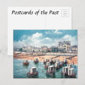 Oud Briefkaart - Zwemmachines bij Bognor (Voorkant / Achterkant)