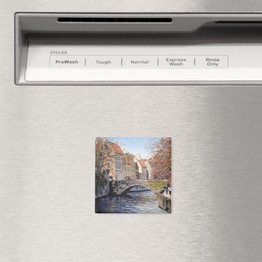 Oud-brug over het Kanaal in Schilderachtig Bruggen Magneet (Insitu (Vaatwasser))