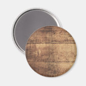 Oud bruin houten planken muurontwerp magneet (Voorkant / Achterkant)