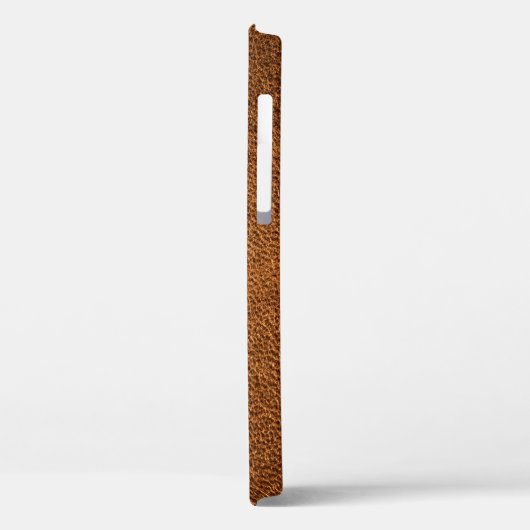 Oud bruin leder Case-Mate iPhone case (Achterkant / Links)