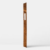 Oud bruin leder Case-Mate iPhone case (Achterkant / Rechts)
