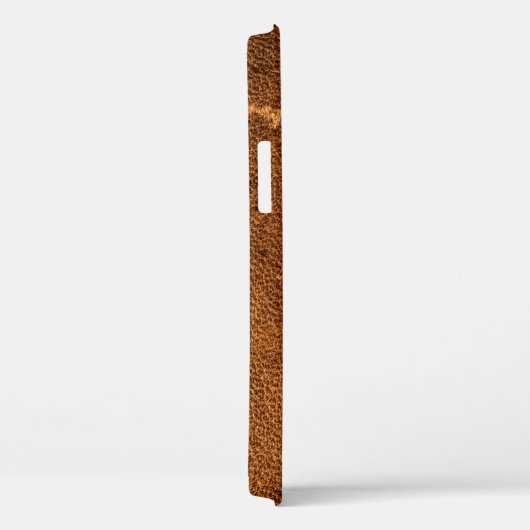 Oud bruin leder Case-Mate iPhone case (Achterkant / Rechts)