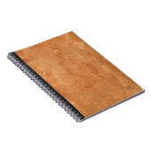 Oud bruin  leder en papieren omslag notitieboek (Rechterzijde)