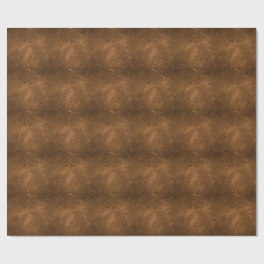 Oud bruin leer: getextureerde achtergrond cadeaupapier (Vlak)