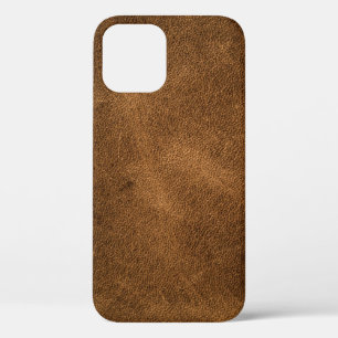 Oud bruin leer: getextureerde achtergrond Case-Mate iPhone case