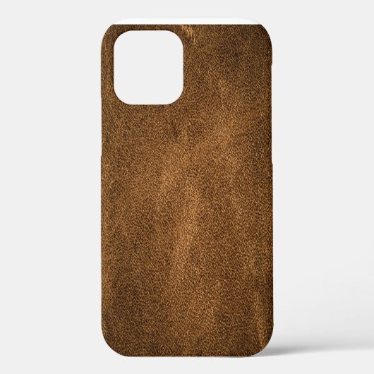 Oud bruin leer: getextureerde achtergrond Case-Mate iPhone case (Achterkant)