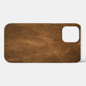 Oud bruin leer: getextureerde achtergrond Case-Mate iPhone case (Achterkant (horizontaal))