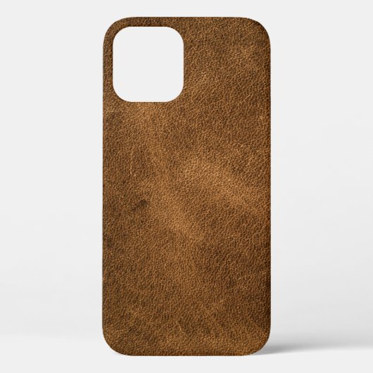 Oud bruin leer: getextureerde achtergrond Case-Mate iPhone case (Achterkant)
