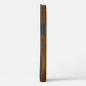 Oud bruin leer: getextureerde achtergrond Case-Mate iPhone case (Achterkant / Rechts)