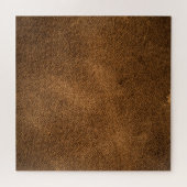 Oud bruin leer: getextureerde achtergrond legpuzzel (Horizontaal)